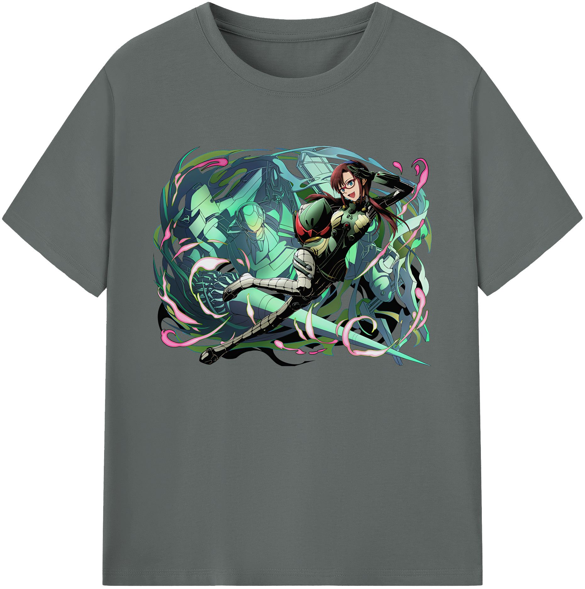 （画像用） EVA 新世紀エヴァンゲリオン 綿100％ メンズ半袖Tシャツ｜肌触りやわらか＆通気性